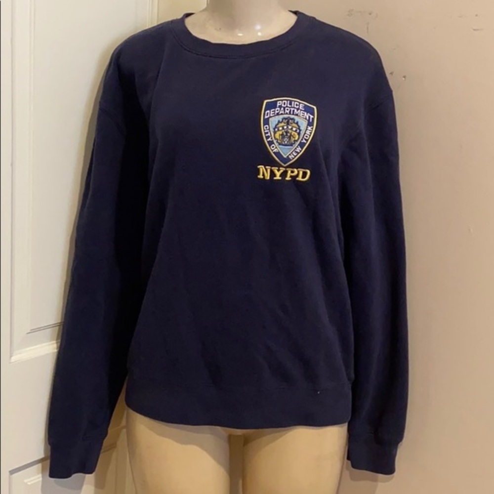 Navy Sweatshirt size M NYPD SIZE M